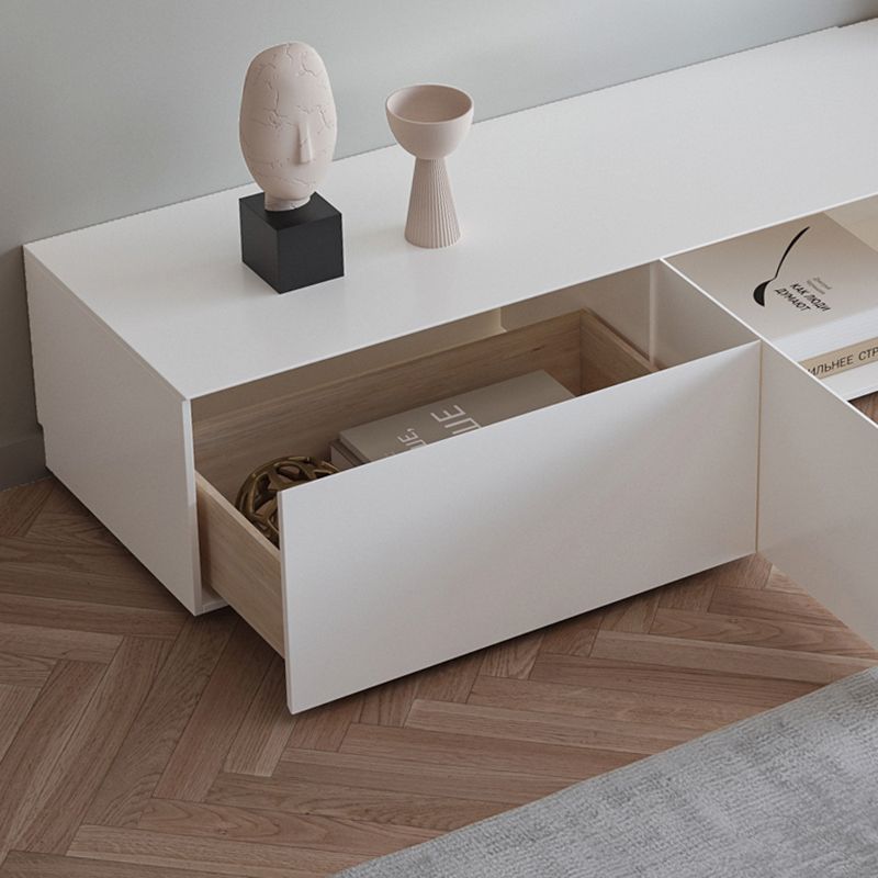 Contemporary Media Console Wooden TV Media Console with Drawers Clearhalo 'furn' 'furn_tv_stands_entertainment_centers' 'Furniture' 'Living Room Furniture' 'TV Stands & Entertainment Centers' 'TV Stands & Media Storage Furniture' 'tv_stands_entertainment_centers' 1200x1200_109ce629-c834-4dc5-b3ca-c82aff3ea12d