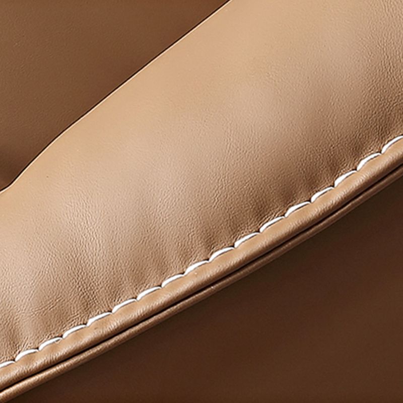 Genuine Leather Accent Chair Modern Lounge Chair for Living Room