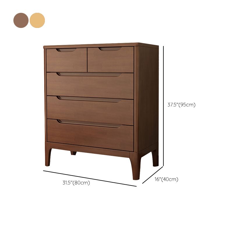Rubberwood 15.4" D Accent Chest Drawers Included Storage Cabinet Clearhalo 'Cabinets & Chests' 'cabinets_chests' 'furn' 'furn_cabinets_chests' 'Furniture' 'Living Room Furniture' 1200x1200_109f7430-b8fe-4566-8349-6406cdece97a