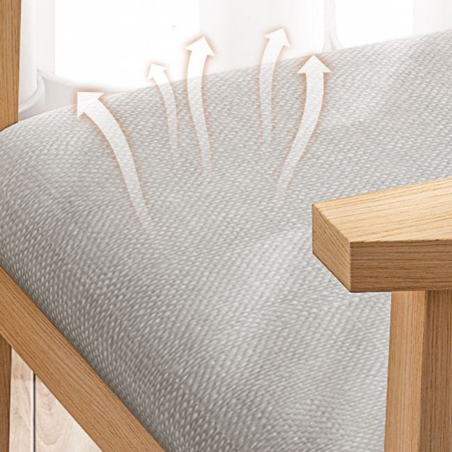 Scandinavian Rubberwood Solid Back Armchair Wood Dining Chair with Natural Legs Clearhalo ' kitchen&dining_furn' 'Dining Chairs' 'Dining Tables & Seating' 'dining_chair' 'furn' 'furn_dining_chair' 'Furniture' 'furniture_dining_chair' 'Kitchen & Dining Furniture' 'kitchen' 1200x1200_109fe14d-769f-4fbc-bae4-2be6676f95e0