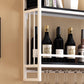 Metal Wall Mounted Wine Glass Stemware Rack Holder Industrial Wine Rack Kit Clearhalo 'furn' 'furn_wine_racks' 'Furniture' 'Kitchen & Dining Furniture' 'Wine Racks' 'wine_racks' 1200x1200_10a0763c-8223-45d4-809a-76e5c28bc966