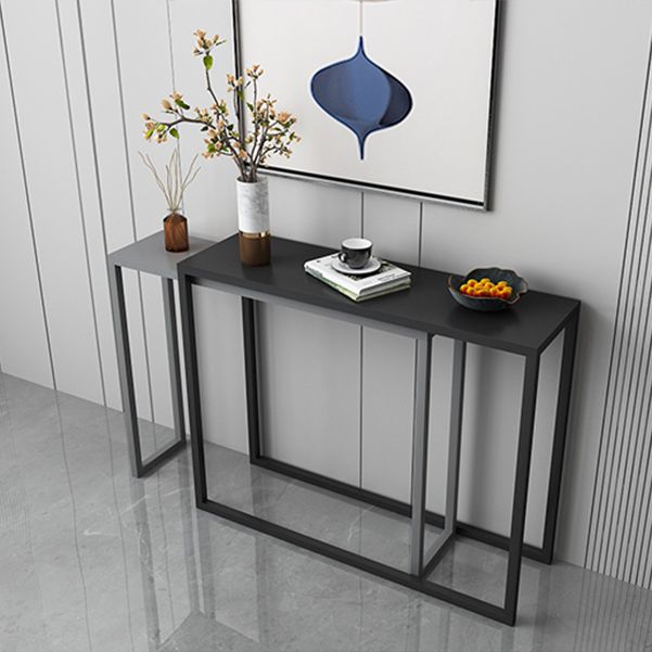 Console Ironcraft Resistente al graffio Tabella 30.70 "Accento rettangolo contemporaneo alto
