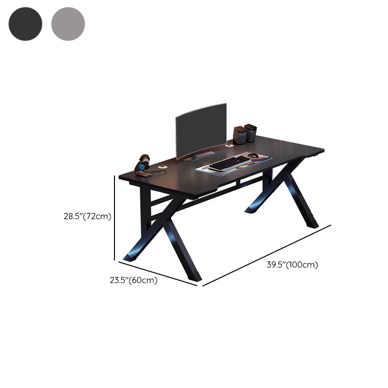 Bureau d'ordinateur en pierre industrielle bureau de bureau avec les jambes