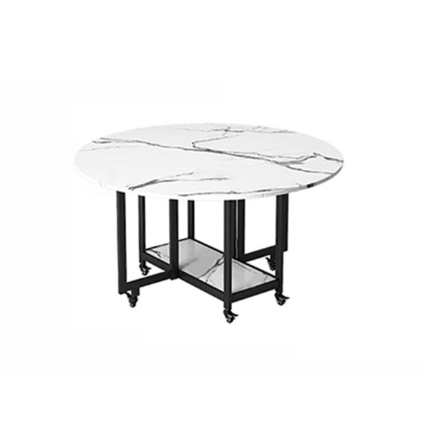 Modern Tripod Base Dinette Table Chipboard Folding Table Home Furniture (only Table) Clearhalo 'Dining Tables & Seating' 'Dining Tables' 'dining_table' 'furn' 'furn_dining_table' 'Furniture' 'furniture_dining_table' 'Kitchen & Dining Furniture' 'kitchen' 'kitchen_dining_table' 1200x1200_10a5ed81-68e2-4401-b7bb-1cd370375852