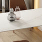 Sintered Stone Dining Table White Top Modern Double Pedestal Table for Kitchen Clearhalo ' dining_table' 'Dining Tables & Seating' 'Dining Tables' 'furn' 'furn_dining_table' 'Furniture' 'furniture_dining_table' 'Kitchen & Dining Furniture' 'kitchen&dining_furn' 'kitchen' 'kitchen_dining_table' 1200x1200_10a64c25-8a35-474f-bed3-4d1f88f00d1c