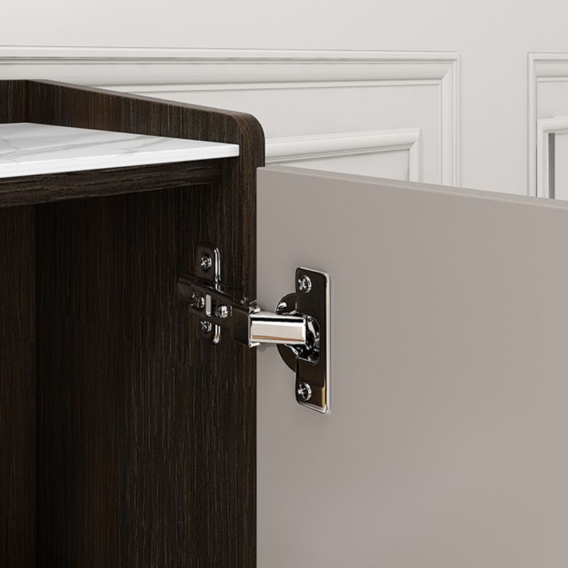 Mueble TV de piedra estilo moderno Mueble TV con 2 puertas y 2 cajones