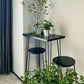 Solid Wood Counter Table with Rectangle Table Top Black Legs Table - 41.3" H Clearhalo 'Bar Furniture' 'Bar Tables' 'bar_tables' 'furn' 'furn_bar_tables' 'Furniture' 'furniture_bar_tables' 'Kitchen & Dining Furniture' 1200x1200_10aef439-12eb-4b19-b1e1-e3ad420dc8b6