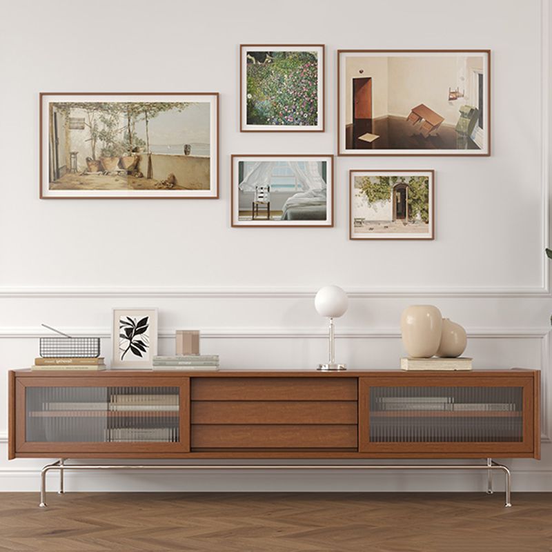 Modern TV Console Solid Wood Media Console TV Stand for Living Room Clearhalo 'furn' 'furn_tv_stands_entertainment_centers' 'Furniture' 'Living Room Furniture' 'TV Stands & Entertainment Centers' 'TV Stands & Media Storage Furniture' 'tv_stands_entertainment_centers' 1200x1200_10afad03-f6e6-4f49-a3b9-ecfcbe9a1201