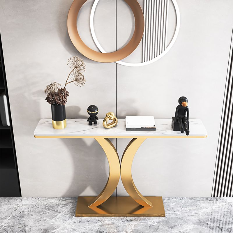 Tabella della console contemporanea da 11 "Tabella della console di rettangolo di rettangolo di rettangolo