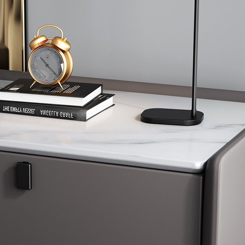 Comodino da letto contemporaneo a tavola notturna con cassetti