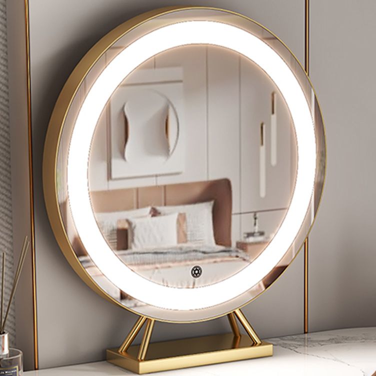 Glam Bedroom Make-up Vanity Mirror With Drawer Makeup Vanity Set