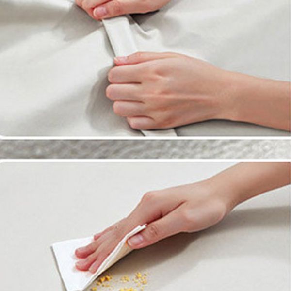 Sofá seccional de manchas seccional de madera gris para sala de estar para sala de estar