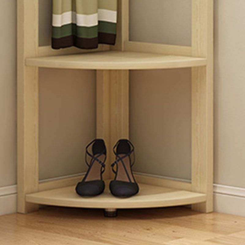 Modern Pine Wood Coat Hanger Hooks Storage Shelves Coat Rack in Living Room Clearhalo 'Entry & Mudroom Furniture' 'furn' 'furn_hall_tree_coat_racks' 'Furniture' 'Hall Trees & Coat Racks' 'hall_tree_coat_racks' 1200x1200_10b57438-7372-47b1-bf79-af668bc58ffe