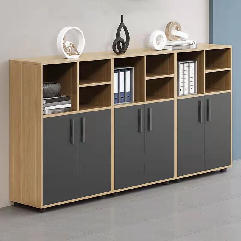Contemporary Cabinet Wood with Storage and Pedestal File Cabinet Clearhalo 'Filing Cabinets' 'filling_cabinets' 'furn' 'furn_filling_cabinets' 'Furniture' 'Office Furniture' 1200x1200_10b8ba44-e819-4fb2-8891-54e3f0d5476c