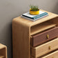 24.6" W Rubberwood Accent Chest Mid Century Modern 1 - Shelf Chest with Drawers Clearhalo 'Cabinets & Chests' 'cabinets_chests' 'furn' 'furn_cabinets_chests' 'Furniture' 'Living Room Furniture' 1200x1200_10bcb9f7-acfc-4cd5-bf89-d26bd555aff5