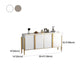 Glam Sideboard Stone Top con sideboard della porta per soggiorno