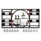 Metal Wall Mounted Modern Wine Rack 4"W x 16.5"H Wine Stemware Holder Clearhalo 'furn' 'furn_wine_racks' 'Furniture' 'Kitchen & Dining Furniture' 'Wine Racks' 'wine_racks' 1200x1200_10bd2c94-f500-4e58-907c-c01b1a7e9512