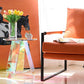 Modern Round/Elliptical Coffee Table Colored Plastic Cocktail Table Clearhalo 'Coffee & Accent Tables' 'Coffee Tables' 'coffee_tables' 'furn' 'furn_coffee_tables' 'Furniture' 'furniture_coffee_tables' 'Living Room Furniture' 1200x1200_10bdedd3-96a7-456c-9836-ed4ab4f5b2c0