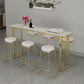 Marble Top Bar Table Rectangle Contemporary Style Pub Table for Cafe Clearhalo 'Bar Furniture' 'Bar Tables' 'bar_tables' 'furn' 'furn_bar_tables' 'Furniture' 'Kitchen & Dining Furniture' 1200x1200_10c214db-a8b6-4ab6-a9d7-d5cc0164ee5a