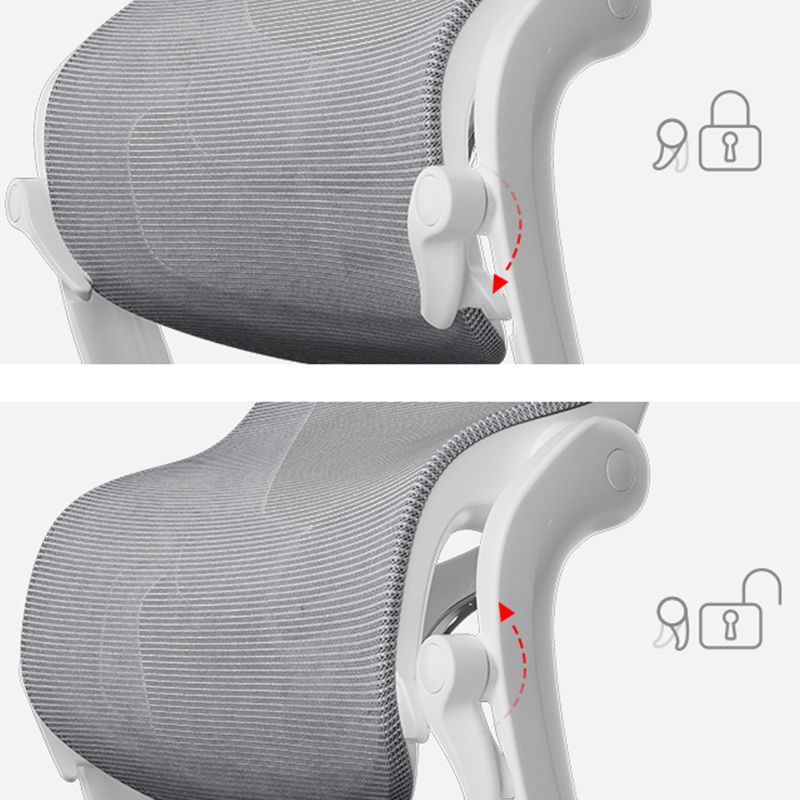 Eigentijdse verstelbare arm bureaustoelstoel met wielen