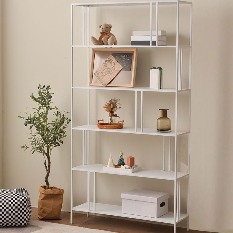 Zeitgenössischer Stilbuchregal Metal Open Back Bookshelpe für Home Office