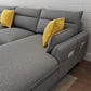 Slipcovered Fabric Sofa and Chaise 3/4-seater Pillow Top Arm Settee Furniture Clearhalo 'furn' 'furn_sectionals' 'Furniture' 'furniture_sectionals' 'kitchen' 'kitchen_sectionals' 'Living Room Furniture' 'Sectionals' 1200x1200_10c8a5e1-1b44-4592-b360-f14dfed25125