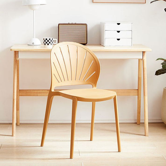 Kitchen Contemporary Dining Chair Plastic Stacking Side Chair