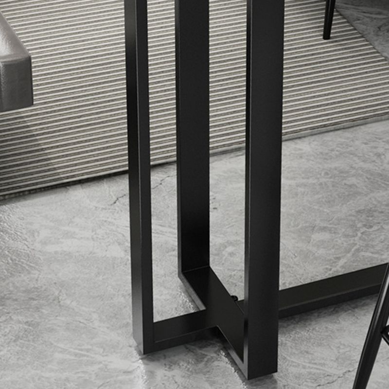 Mesa moderna de la mesa de barra de 1/3 piezas del mostrador de la piedra rectangular con taburetes altos para el balcón