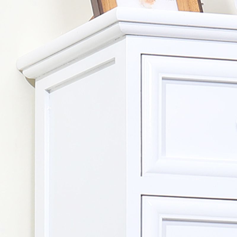 Solid Wood Accent Chest with Drawers 13.77" Wide Chest with Bun Feet Clearhalo 'Cabinets & Chests' 'cabinets_chests' 'furn' 'furn_cabinets_chests' 'Furniture' 'Living Room Furniture' 1200x1200_10cce7a9-0ad6-45ab-8b34-c56e8b5ee4ce