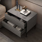 2つの引き出しアクセントテーブルナイトスタンドアンティークフィニッシュモダンベッドナイトスタンド