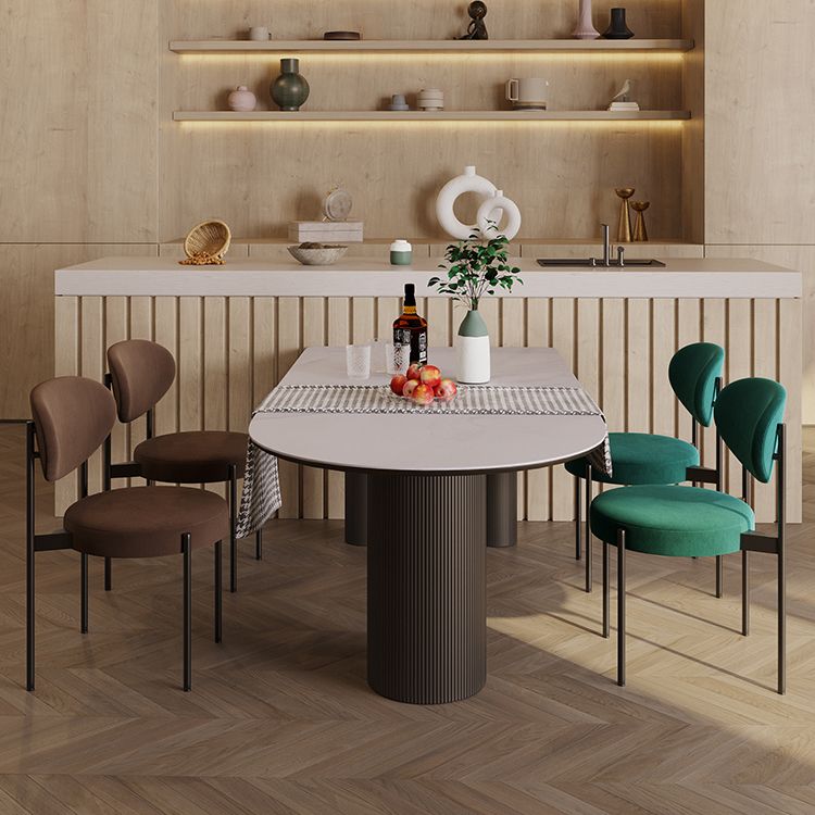 Free Form Dining Table for Home Modern Dinette Table with 3 Legs Clearhalo 'Dining Tables & Seating' 'Dining Tables' 'dining_table' 'furn' 'furn_dining_table' 'Furniture' 'Kitchen & Dining Furniture' 1200x1200_10ce8909-db3c-4672-8715-7d0e16b67732