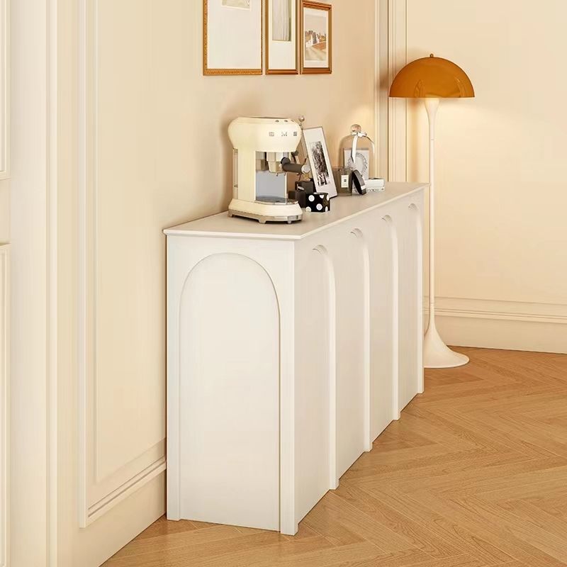 Modernism Wood Sideboard Table White Server Cabinets Included for Living Room Clearhalo 'buffet_sideboard' 'Buffets & Sideboards' 'furn' 'furn_buffet_sideboard' 'Furniture' 'Kitchen & Dining Furniture' 1200x1200_10ceebe2-debb-4fd7-907e-bd3d486b8d2e