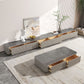Pedestal Glam Coffee Table Rectangle Slate Single Coffee Table with Drawer Clearhalo 'Coffee & Accent Tables' 'Coffee Tables' 'coffee_tables' 'furn' 'furn_coffee_tables' 'Furniture' 'Living Room Furniture' 1200x1200_10ceee5a-e715-48c2-af26-a2fa789e92aa
