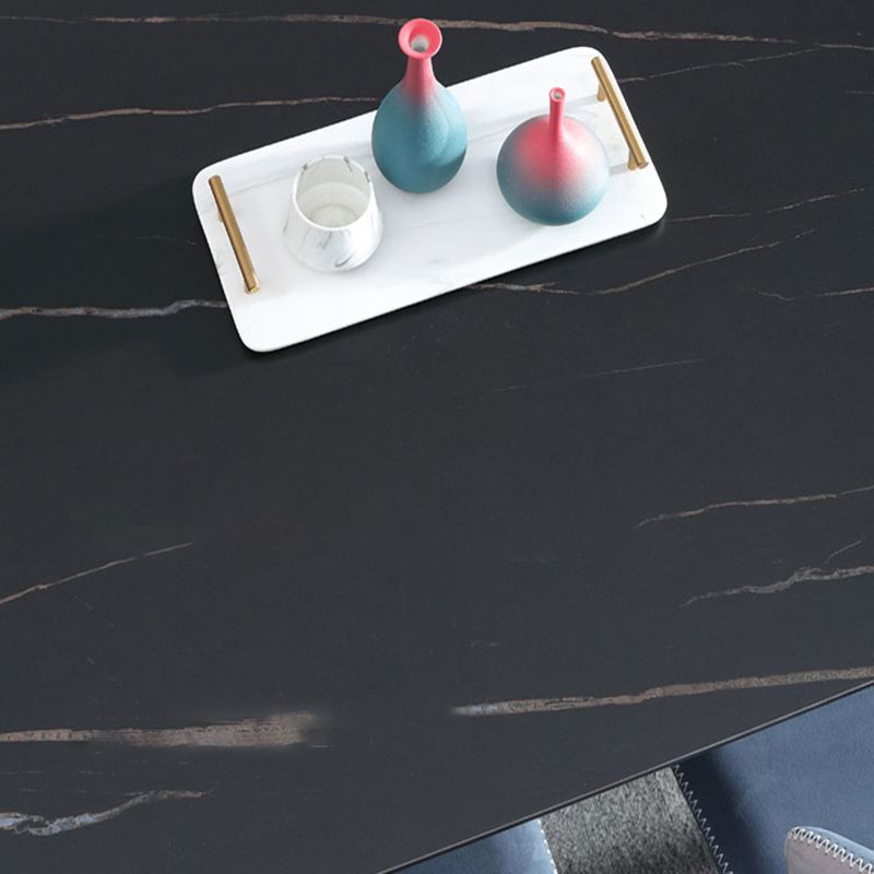 Round Black and White Stone Coffee Table Pedestal 1 Single Cocktail Table Clearhalo 'Coffee & Accent Tables' 'Coffee Tables' 'coffee_tables' 'furn' 'furn_coffee_tables' 'Furniture' 'Living Room Furniture' 1200x1200_10d12875-3189-470c-ab89-54b3f71928ef