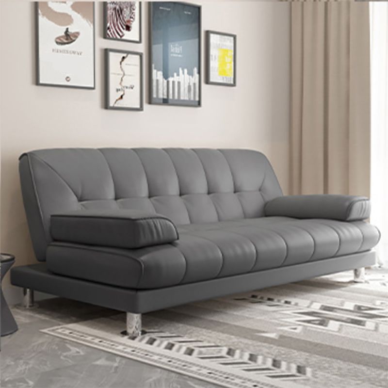 Pure Color Sofa Pillow Top Arm Reclining Loveseat Sofa for Living Room Clearhalo 'furn' 'furn_sofas' 'Furniture' 'furniture_sofas' 'kitchen' 'kitchen_sofas' 'Living Room Furniture' 'Sofa' 'sofas' 1200x1200_10d12f81-560c-4ea6-90cd-af34c126f7dc