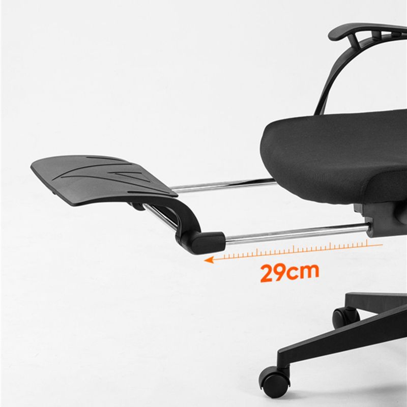 Sedia moderna brani fissi altezza sede regolabile sedia girevole con ruote