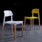Scandinavian Design Open Back Dining Side Chairs Plastic Dining Armless Chair Clearhalo ' kitchen&dining_furn' 'Dining Chairs' 'Dining Tables & Seating' 'dining_chair' 'furn' 'furn_dining_chair' 'Furniture' 'furniture_dining_chair' 'Kitchen & Dining Furniture' 'kitchen' 1200x1200_10d3d991-4d14-478a-98b5-7e1864033fcd