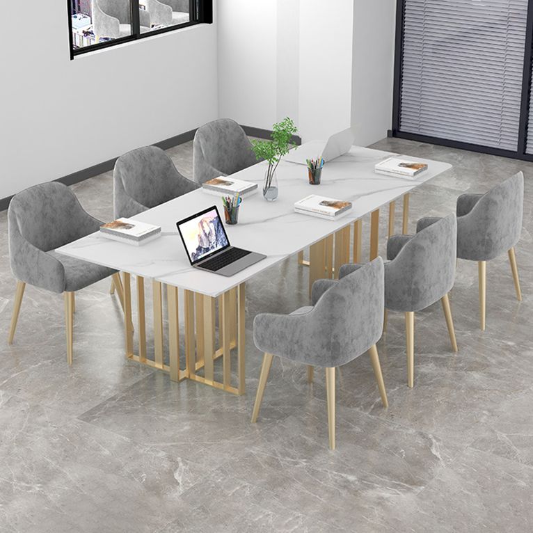 Industrial Style Writing Desk Rectangular Sintered Stone Office Desk without Chair Clearhalo 'furn' 'furn_office_desk' 'Furniture' 'Office Desks' 'Office Furniture' 'office_desk' 1200x1200_10d8ee2c-48cd-4687-8418-90d6988c4ea8