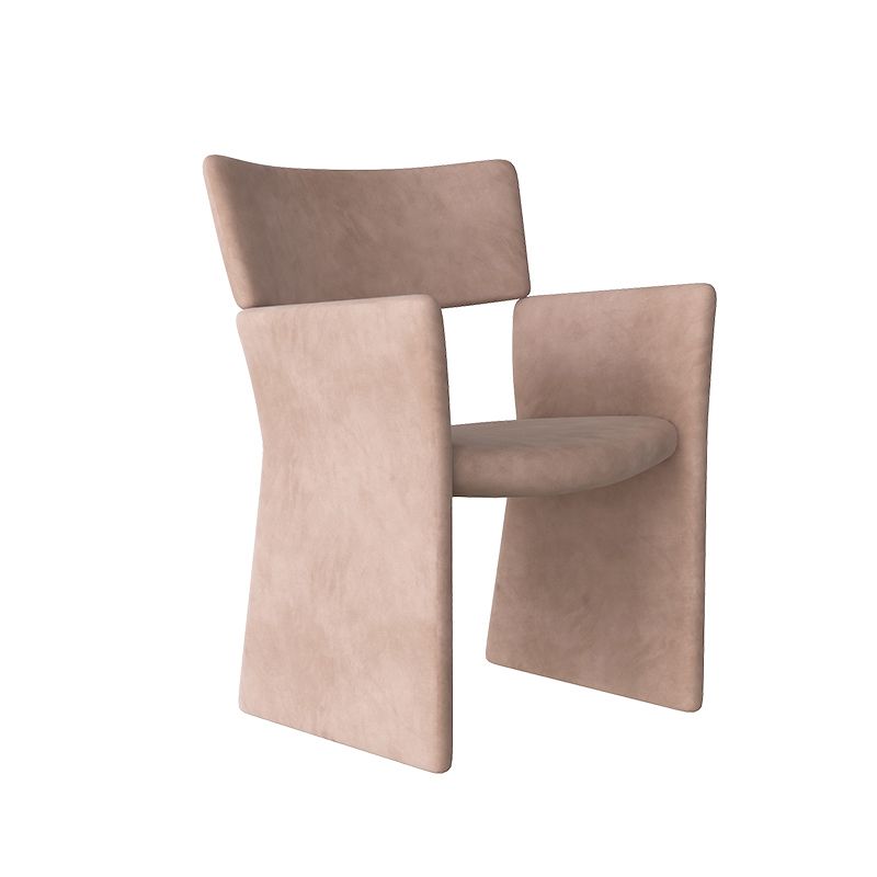 Silla de comedor de espalda abierta 22.83 "Silla de comedor ancha para el comedor