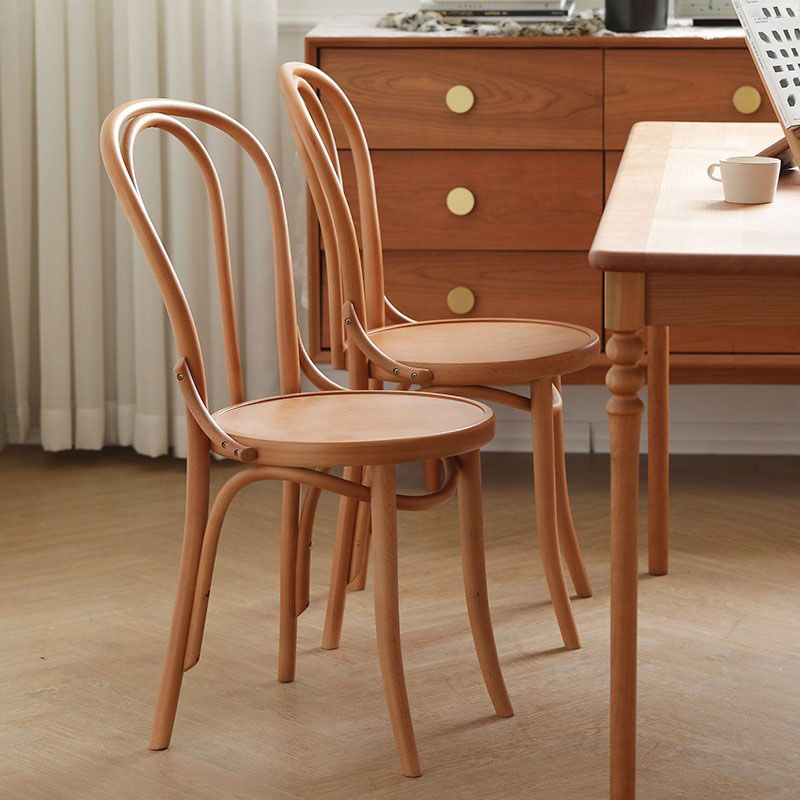 Wood Traditional Kitchen Dining Room Chair Windsor Back Side Chair Clearhalo 'Dining Chairs' 'Dining Tables & Seating' 'dining_chair' 'furn' 'furn_dining_chair' 'Furniture' 'furniture_dining_chair' 'Kitchen & Dining Furniture' 1200x1200_10df056b-7b35-4607-9633-e2dc3cf4bbcc