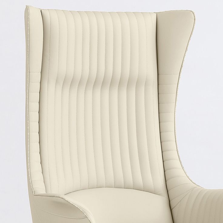 Sedia da scrivania a armi fisse nessuna sedia da ufficio ergonomica in pelle angosciante con ruote