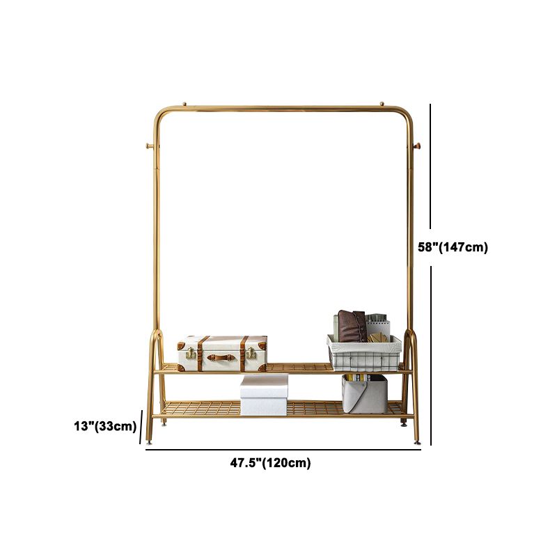 Contemporary Style Wardrobe Metal Bedroom Wardrobe Closet With Shelf Clearhalo 'Armoires & Wardrobes' 'armoires_wardrobes' 'Bedroom Furniture' 'furn' 'furn_armoires_wardrobes' 'Furniture' 1200x1200_10e35b18-8492-4d13-9fb4-d166f39f7434