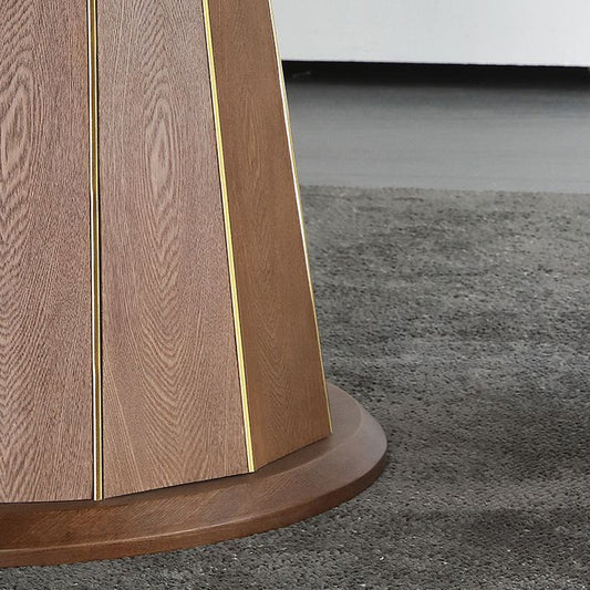 Estilo de comedor de piedra sinterizada de estilo moderno madera 1/4/5/7 piezas de comedor para comedor