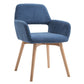 Wood Scandinavian Dining Kitchen Room Chair Open Back Arm Chair Clearhalo ' kitchen&dining_furn' 'Dining Chairs' 'Dining Tables & Seating' 'dining_chair' 'furn' 'furn_dining_chair' 'Furniture' 'furniture_dining_chair' 'Kitchen & Dining Furniture' 'kitchen' 1200x1200_10e470d2-b74e-4eaa-8d46-42ad4c4f2e97