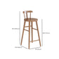 Brown Counter Height Stools Solid Wood Counter Bar Stool for Restaurant Clearhalo 'Bar Furniture' 'Bar Stools' 'bar_stools' 'furn' 'furn_bar_stools' 'Furniture' 'Kitchen & Dining Furniture' 1200x1200_10e4f565-9f5f-4c31-a76a-313f34899a00