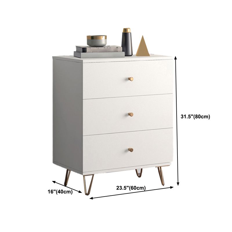 Modern Accent Chest Rectangle Accent Cabinet with Drawers in White Clearhalo 'Cabinets & Chests' 'cabinets_chests' 'furn' 'furn_cabinets_chests' 'Furniture' 'Living Room Furniture' 1200x1200_10e632f4-d33f-4eeb-94b4-9cdddf7bbf0f