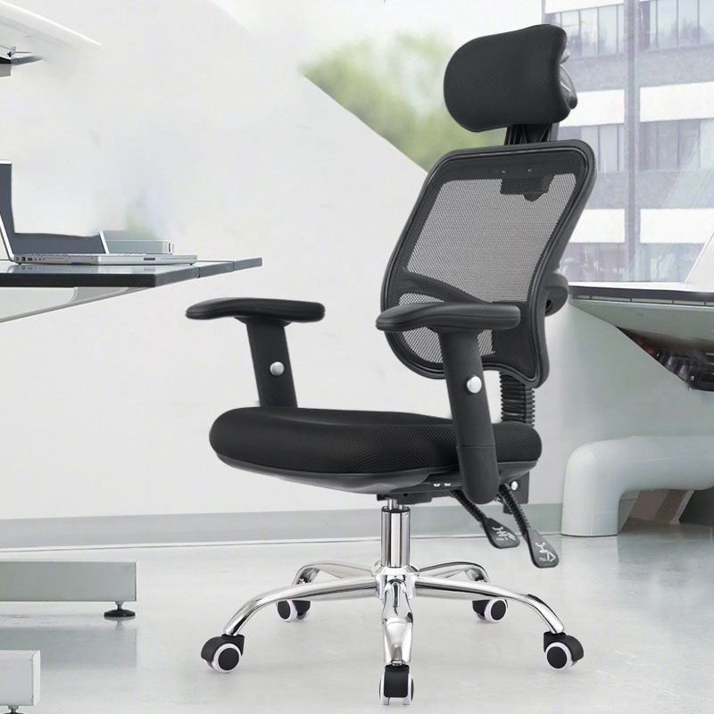 Silla de tareas de malla de estilo moderno silla de oficina ergonómica alta