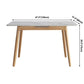 Rectangle Extendable Stone Dining Site Table Traditional Luxury Dinette Table for Home Clearhalo ' dining_table' 'Dining Tables & Seating' 'Dining Tables' 'furn' 'furn_dining_table' 'Furniture' 'furniture_dining_table' 'Kitchen & Dining Furniture' 'kitchen&dining_furn' 'kitchen' 'kitchen_dining_table' 1200x1200_10e793dc-a46b-4442-b640-094cbc4b4405