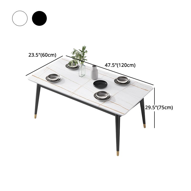 1/3/5/7 Pcs Metal Modern Dining Set with Rectangle Table Dinette Set Clearhalo 'Dining Room Sets' 'Dining Tables & Seating' 'dining_room_set' 'Furniture' 'furniture_dining_room_set' 'Kitchen & Dining Furniture' 'kitchen&dining_furn' 'kitchen' 1200x1200_10e7a18b-c666-45bb-ab1e-45f4b4a73af4