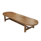 Contemporary Oval Solid Wood Table Standard Height Dining Table with Trestle Base Clearhalo 'Dining Tables & Seating' 'Dining Tables' 'dining_table' 'furn' 'furn_dining_table' 'Furniture' 'furniture_dining_table' 'Kitchen & Dining Furniture' 'kitchen' 'kitchen_dining_table' 1200x1200_10e7ff89-4c09-4306-b2e0-85774e64fd0c